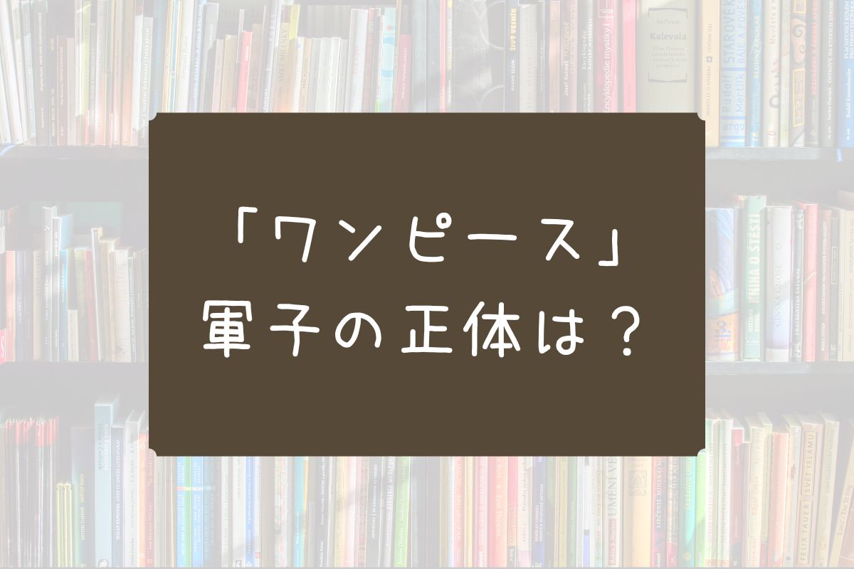 ワンピース 軍子 正体