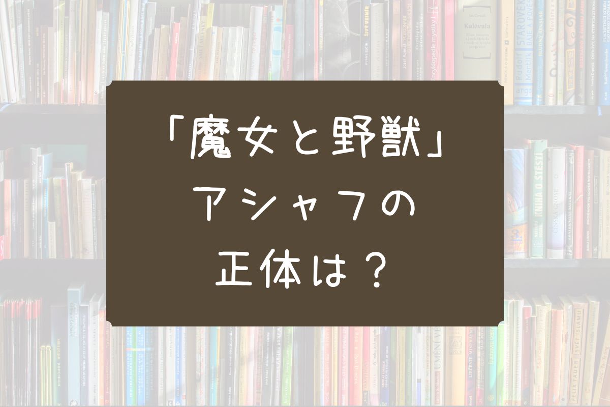 魔女と野獣 アシャフ 正体